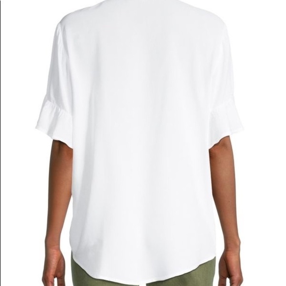 BEACH LUNCH LOUNGE New With Tags Nisa White Shirt Size XS - Picture 12 of 13